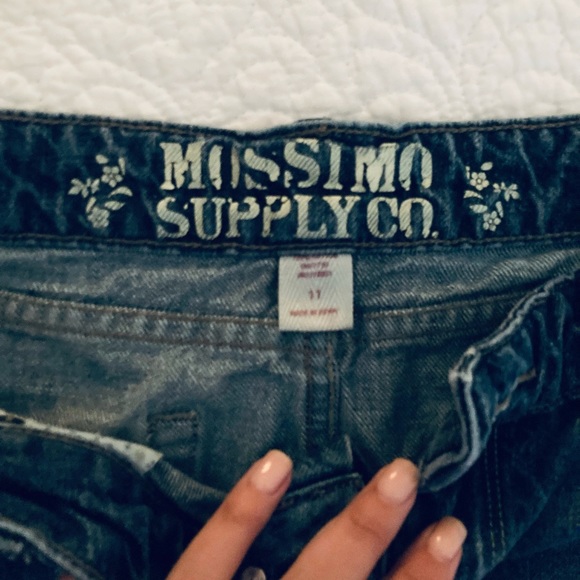 Mossimo Distressed Jean Mini Skirt - Picture 2 of 3